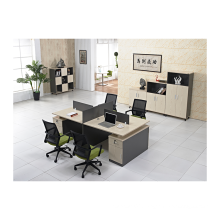 High Quality Fashion Style 4 People Modern Design Staff Work Station Table Desk Office Furniture Manufacturer